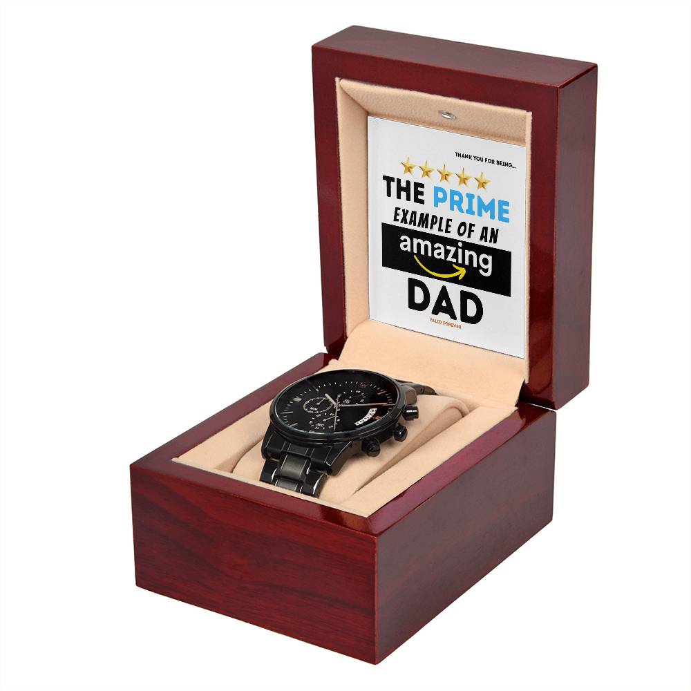 Dad - The Prime Example - Metal Chronograph Watch