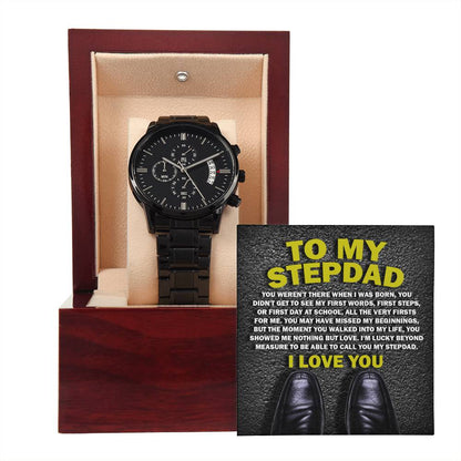 Stepdad - Nothing But Love - Metal Chronograph Watch