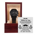 Father-in-Law - Thank You For - Metal Chronograph Watch
