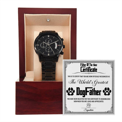 DogFather - The Year Certificate - Metal Chronograph Watch