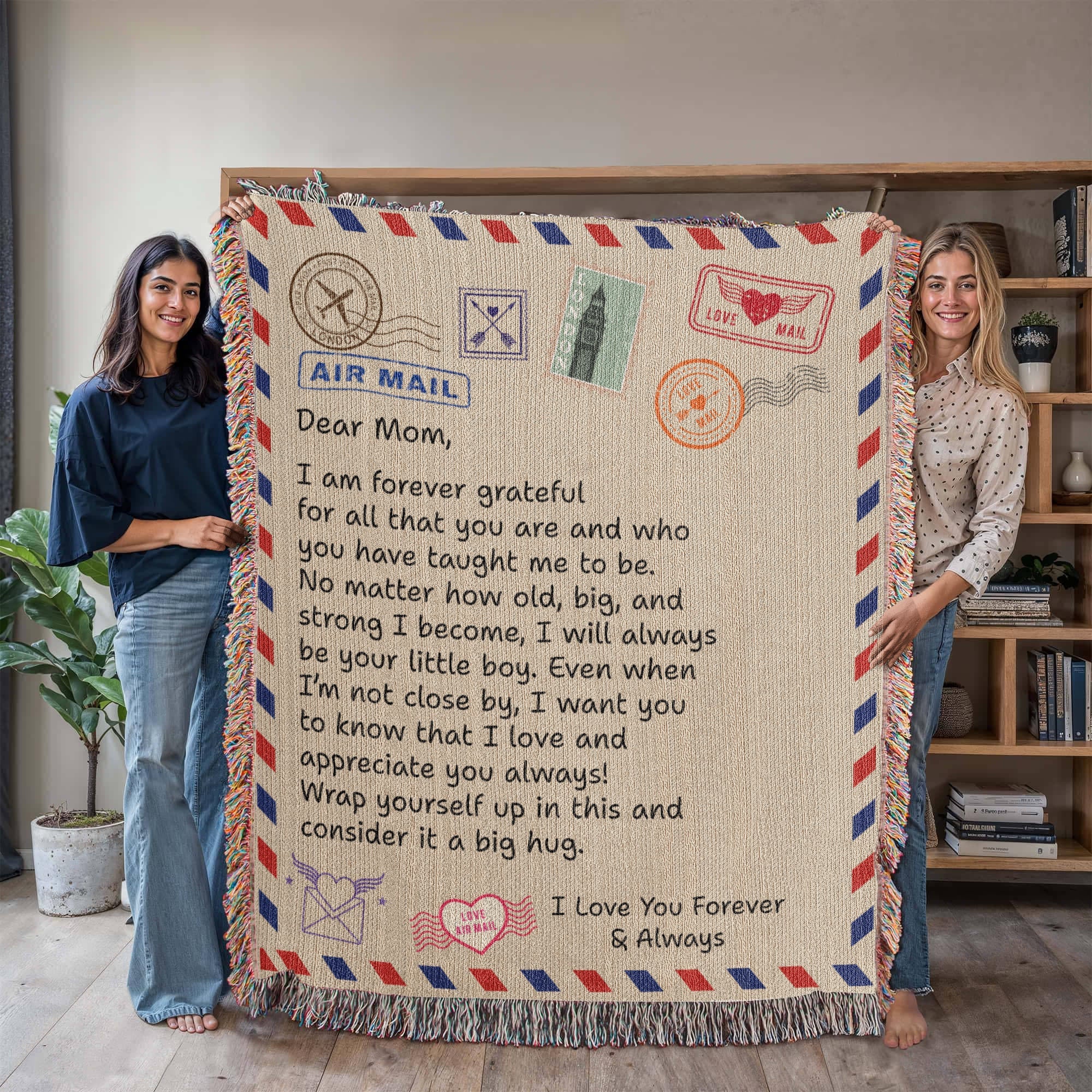 Dear Mom - Woven Blanket