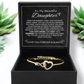 To My Daughter - Forever Linked - Bracelet Set