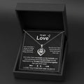 To My Love - Forever & Always Heart Necklace Set